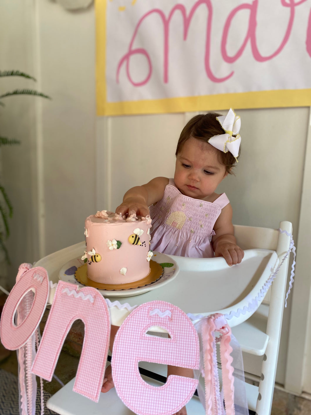 Custom One High Chair Banner