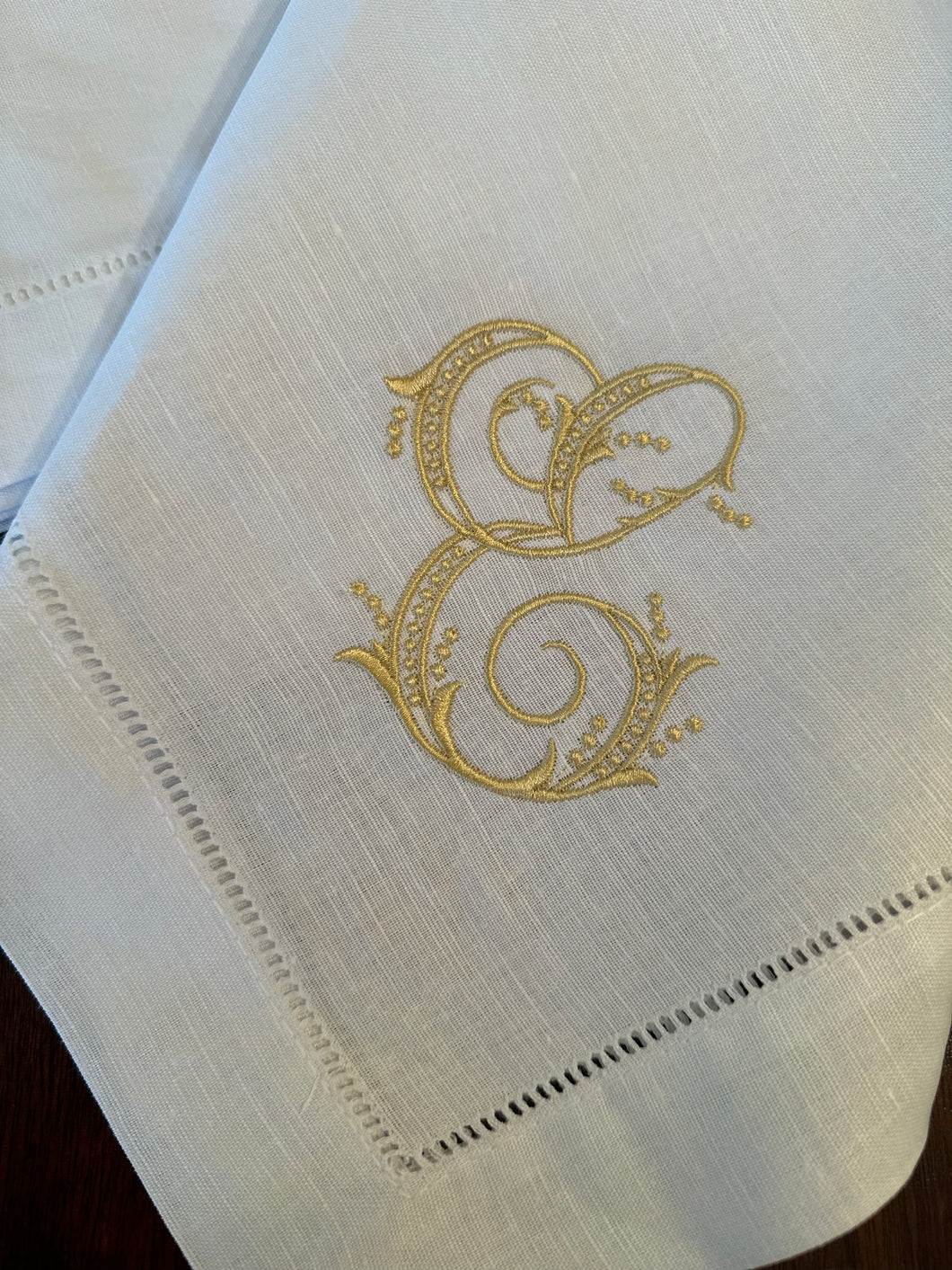 Linen Hemstitch Dinner Napkin